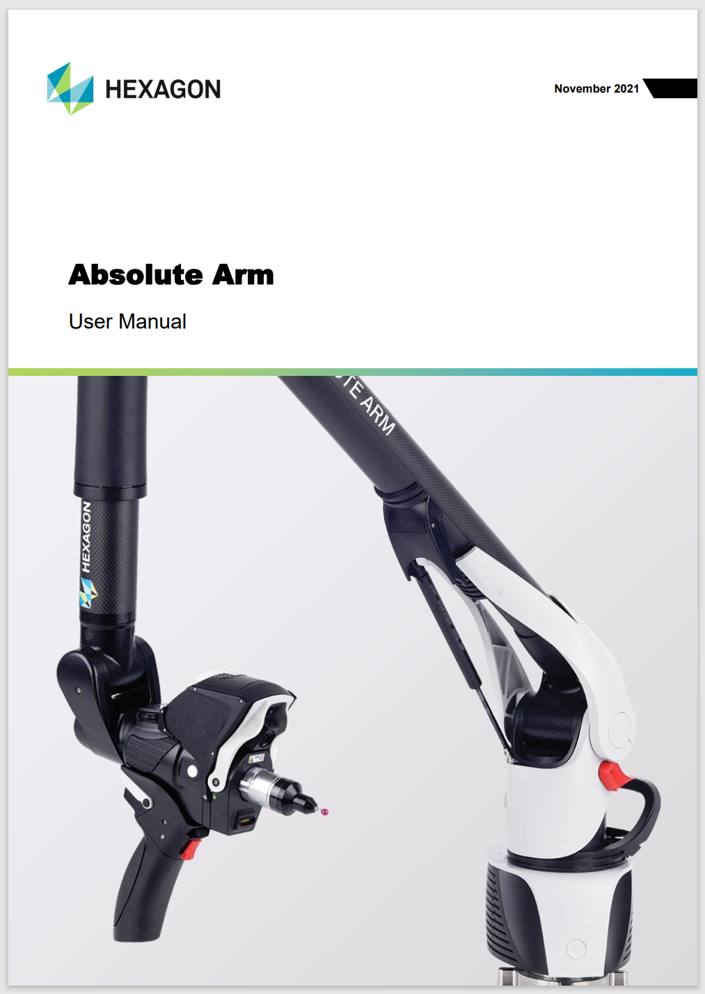 Where can I find the User Manual for my Hexagon Romer Absolute Arm?