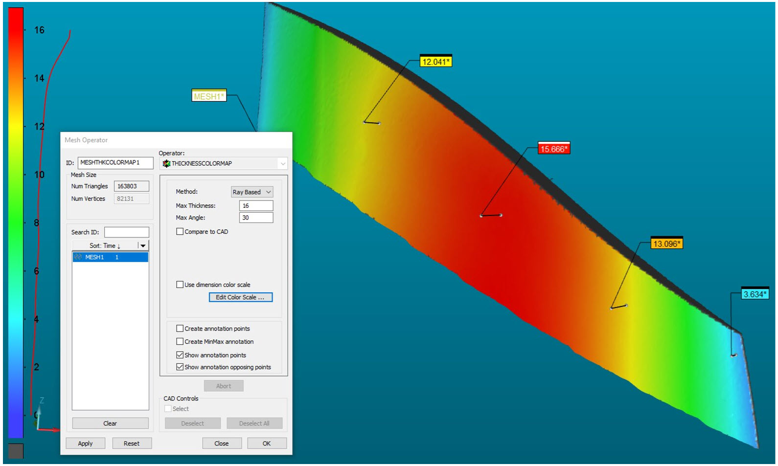 What's New In PCDMIS 2019 R2? Thickness Colormap
